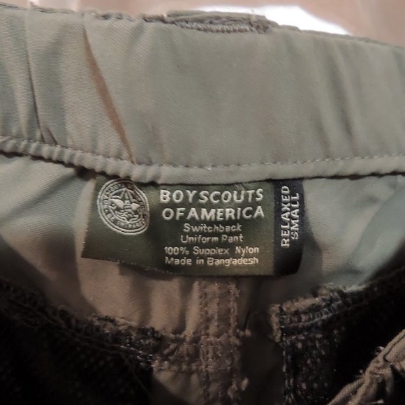 Boy Scouts Pants Boy Scout Switchback Uniform Pant Relaxed Small